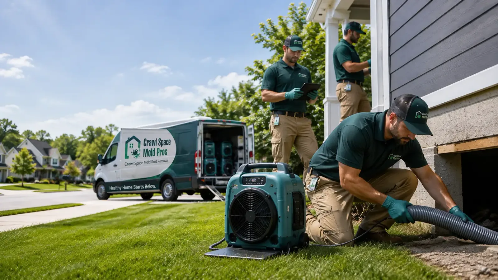 Crawl Space Mold Removal in Lansing, WV
